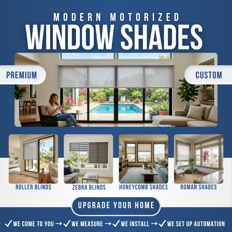 BLINDS100 – Custom Smart Motorized Blinds