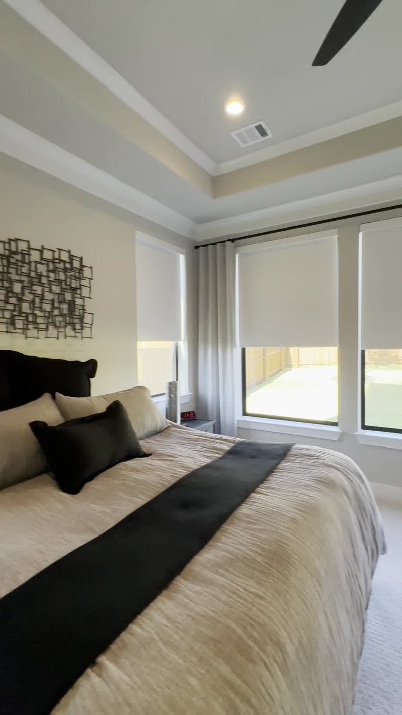 Completed Blinds100 window treatment installation, photo 6