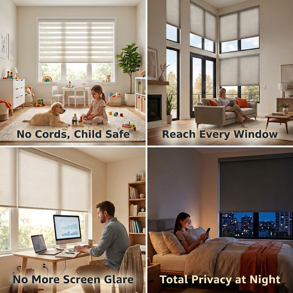 BLINDS100 – Custom Smart Motorized Blinds