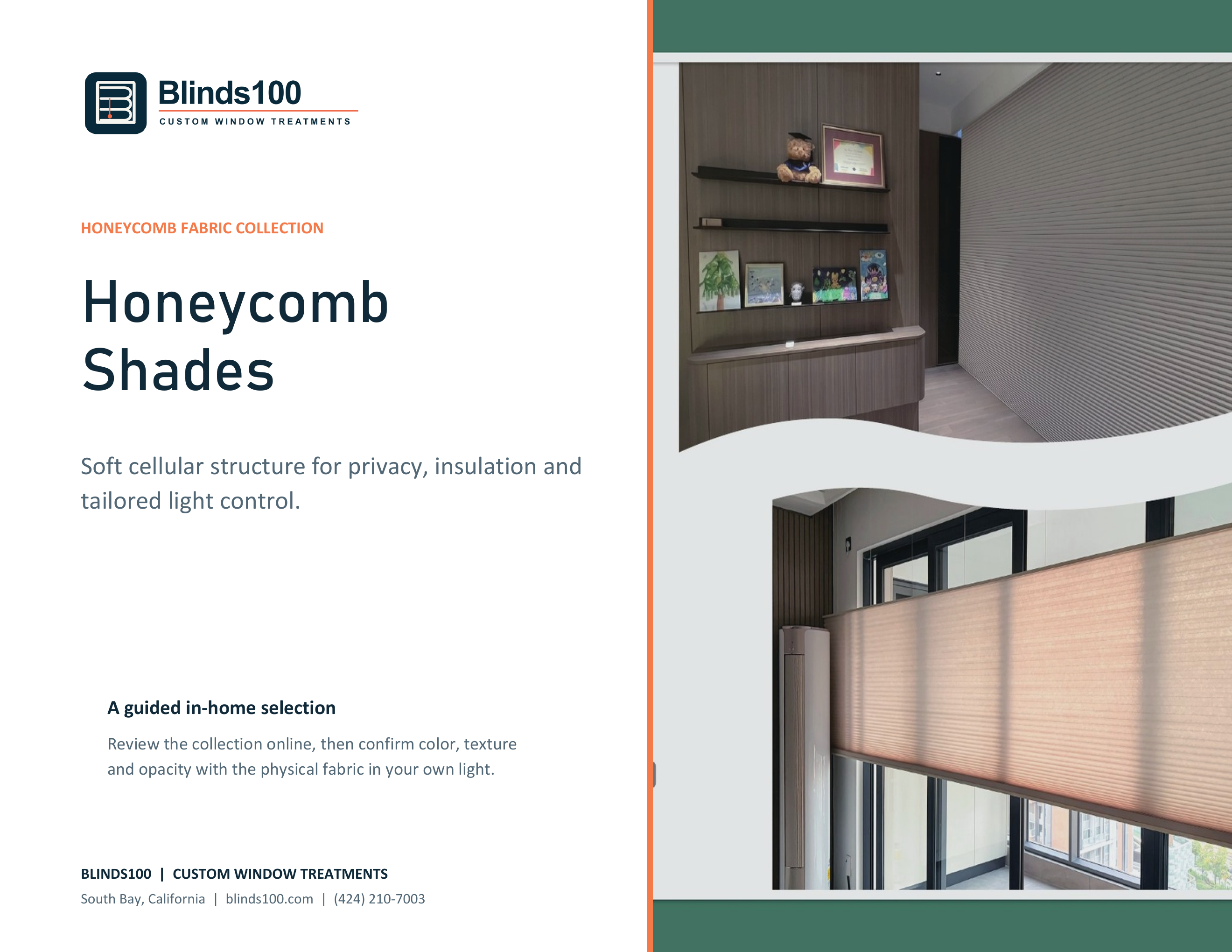 Honeycomb Shades fabric collection cover