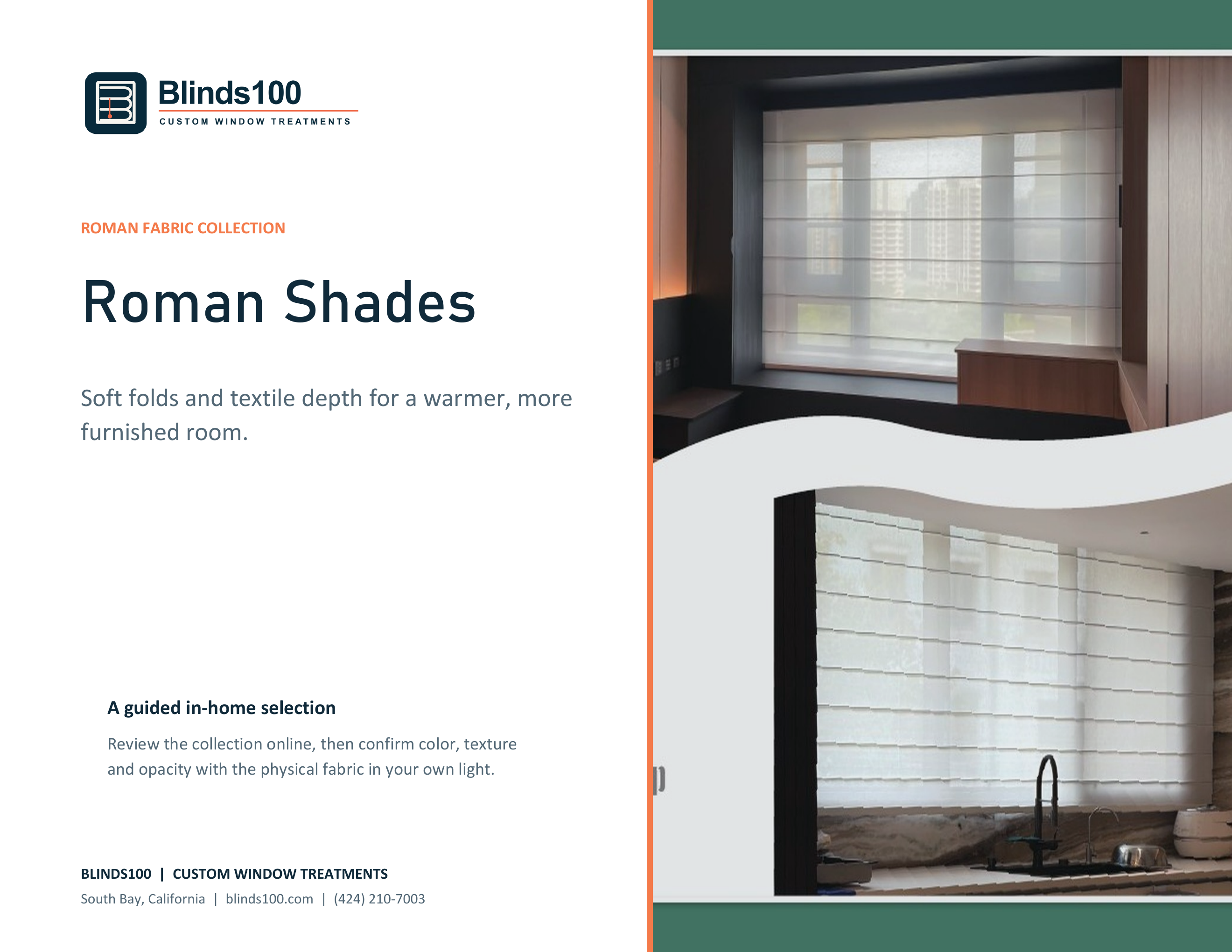 Roman Shades fabric collection cover