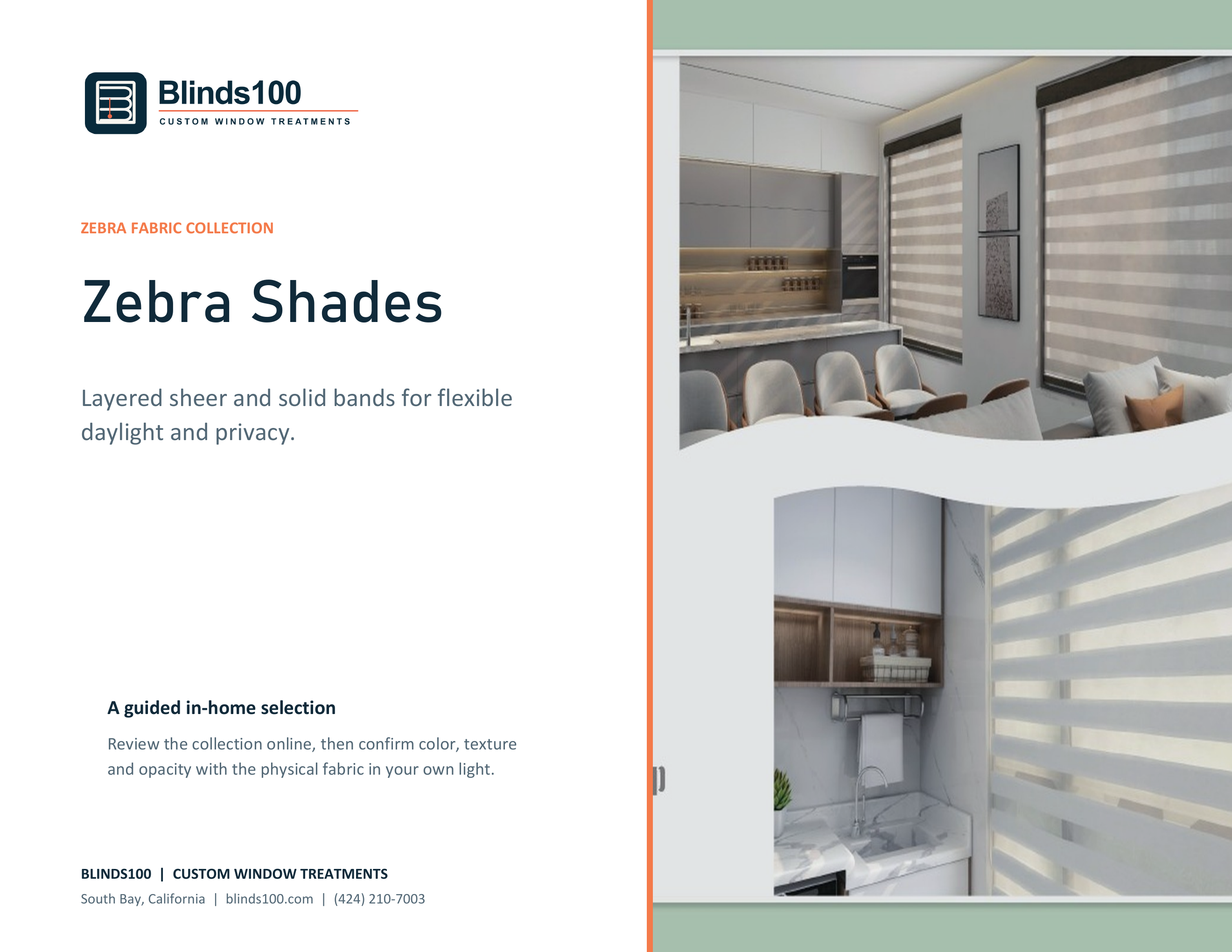 Zebra Shades fabric collection cover