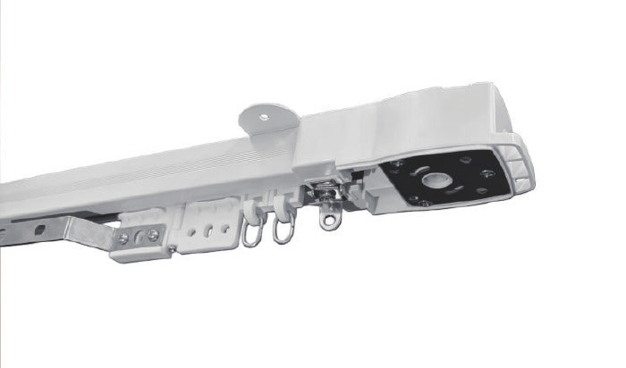 Motorized curtain track