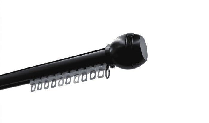 Decorative curtain rod